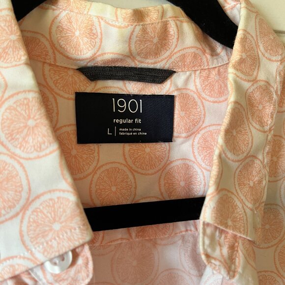 1901 Short Sleeved shirt with Citrus Print - Picture 3 of 4